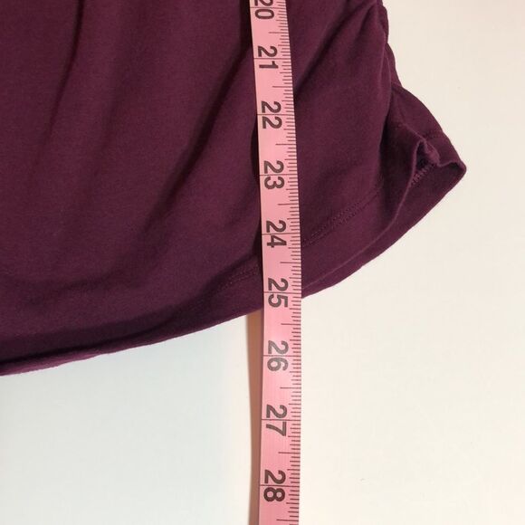 Cabi Long Sleeve Cowl Neck Maroon Blouse - Picture 12 of 13